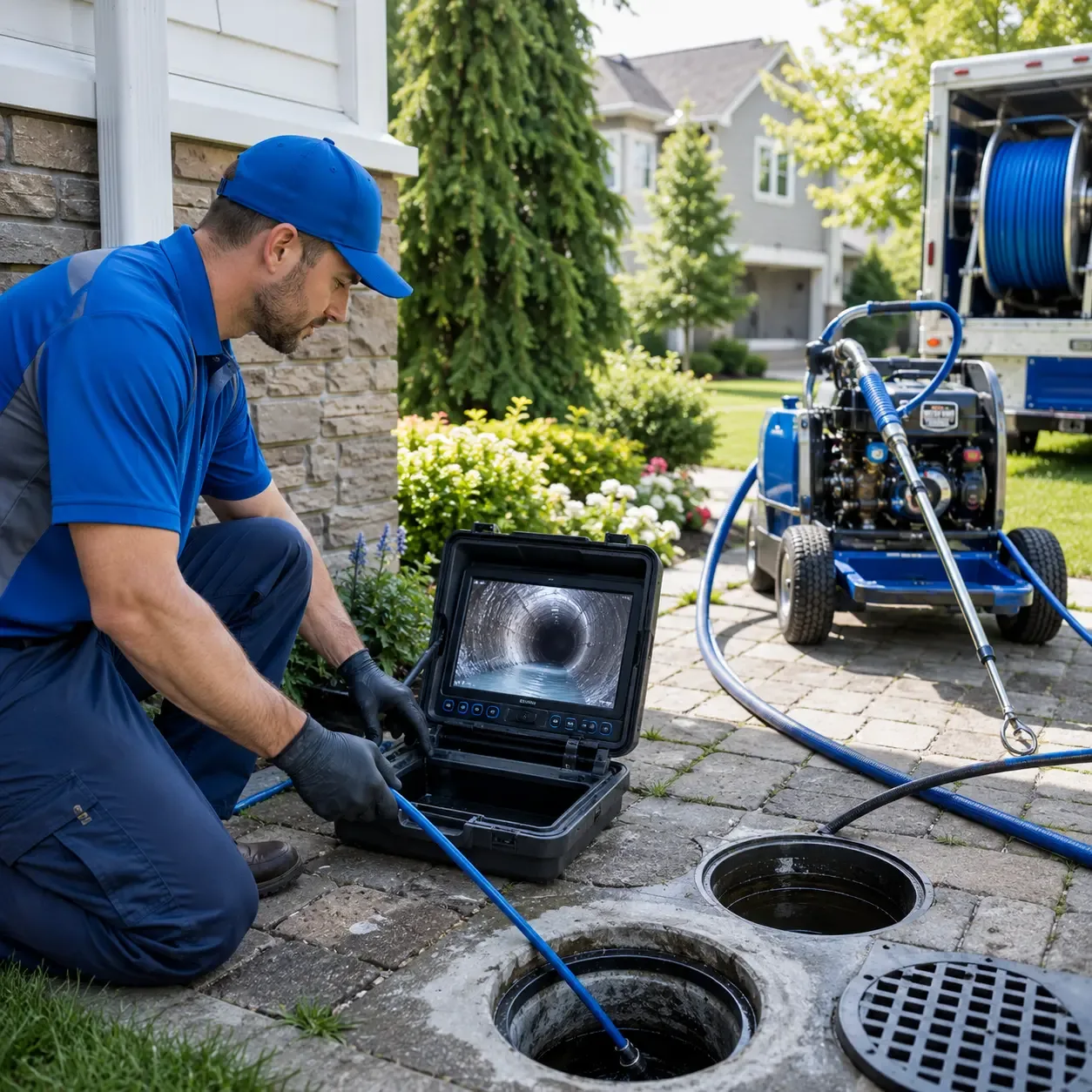 Outdoor drain cleaning professionals serving Paradise, PA